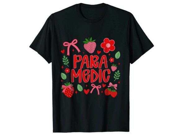 Cute Strawberry Paramedic T-Shirt: A Designer’s Review