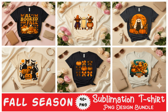 Fall Season T-shirt Design Bundle 40 Png Review