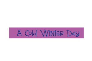 Reviewing Scrapbooking Quote a Cold Winter Day