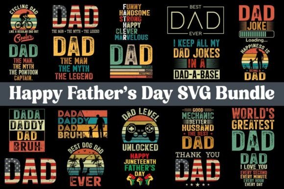Reviewing the Happy Father s Day SVG Bundle
