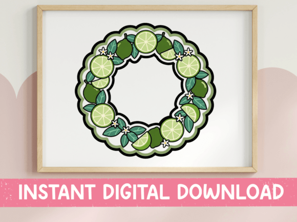 Reviewing the Lime Citrus Wreath Green Round Design