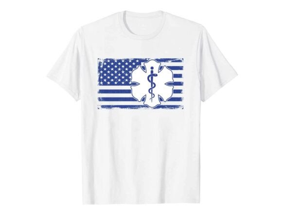 Reviewing the USA Flag EMT Paramedic T-Shirt Design
